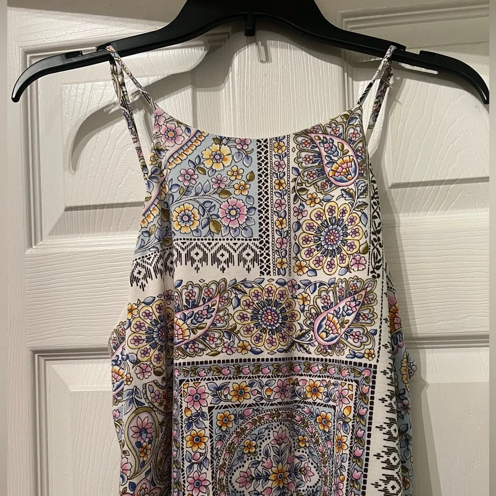 Floral Spaghetti-Strap Sundress- Medium - Picture 3 of 10